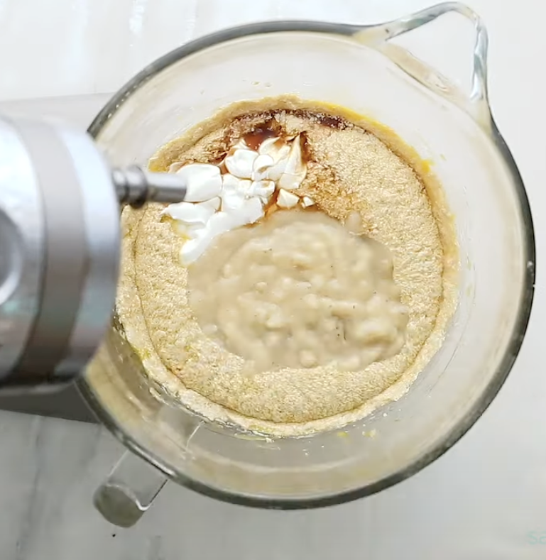 Adding Yogurt, Vanilla, Bananas